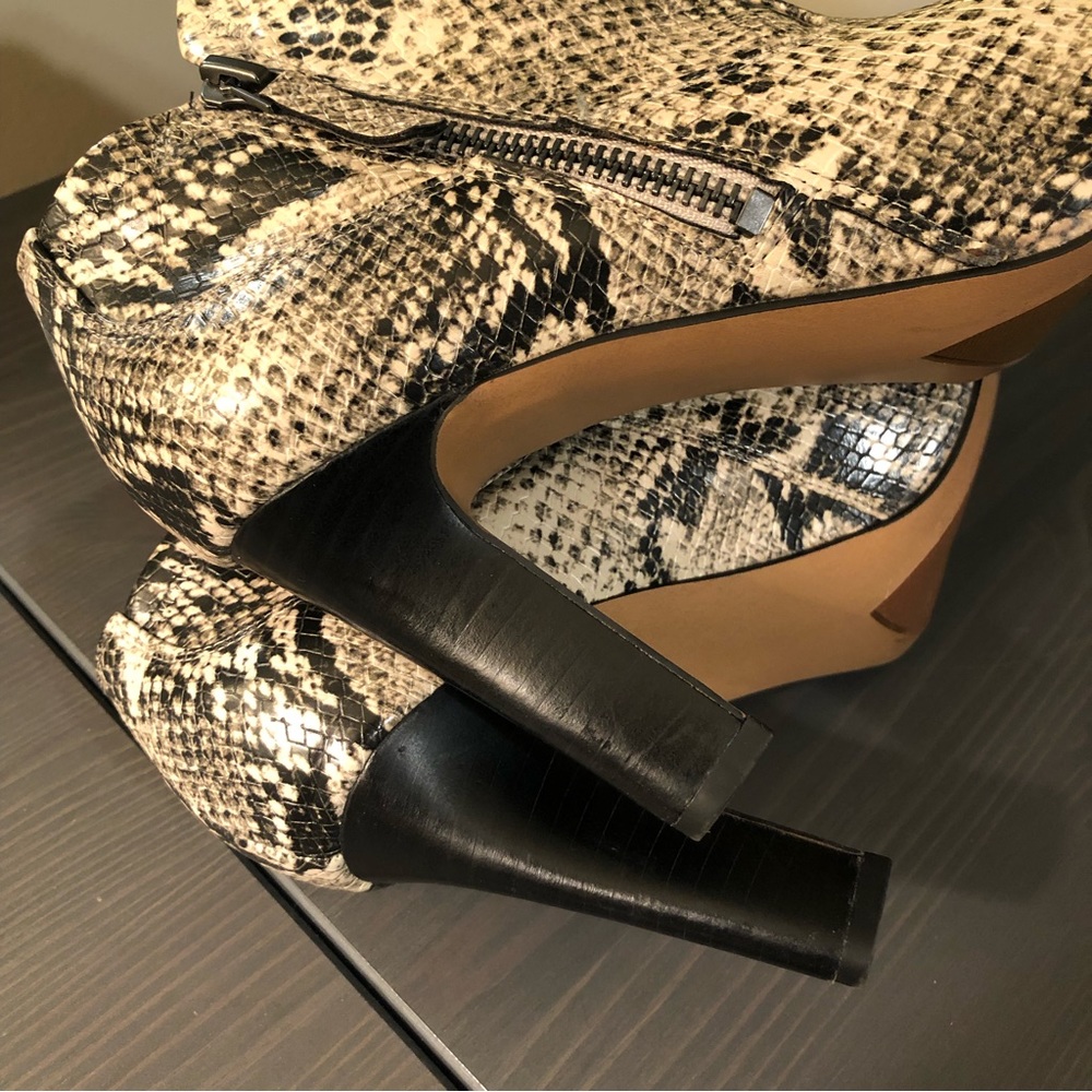Franco Sarto Snake Print Bootie - image 8